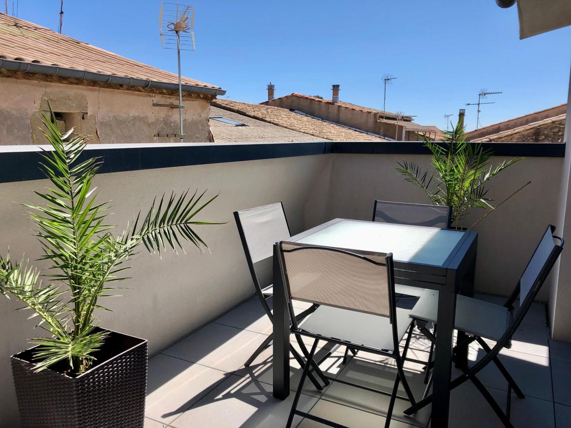 Duplex Jaden - 3 Pieces Climatise 80M2 Daire Villeveyrac Dış mekan fotoğraf